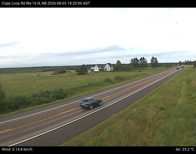 Web Cam image of Copp Loop Road (NB Highway 16)