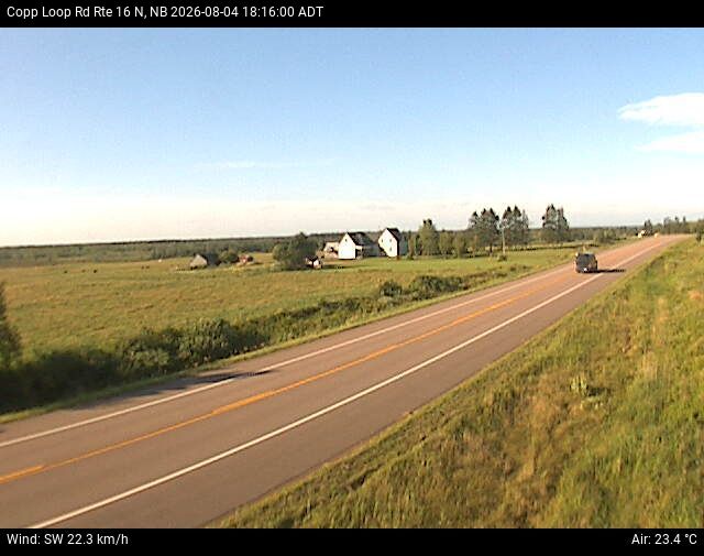 Web Cam image of Copp Loop Road (NB Highway 16)