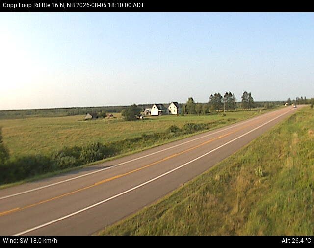Web Cam image of Copp Loop Road (NB Highway 16)