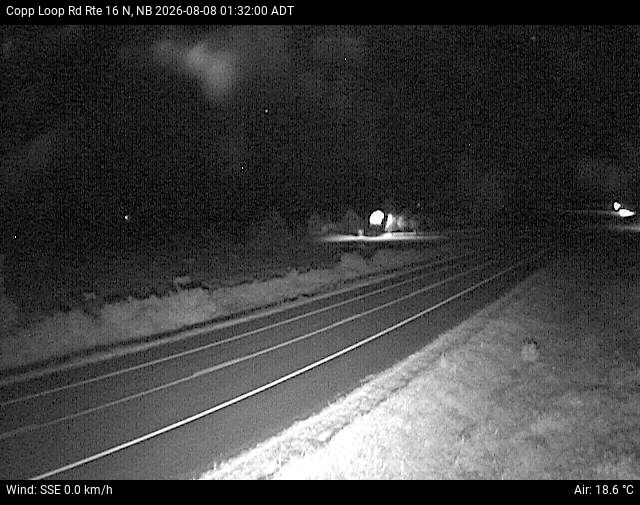 Web Cam image of Copp Loop Road (NB Highway 16)