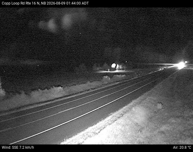 Web Cam image of Copp Loop Road (NB Highway 16)