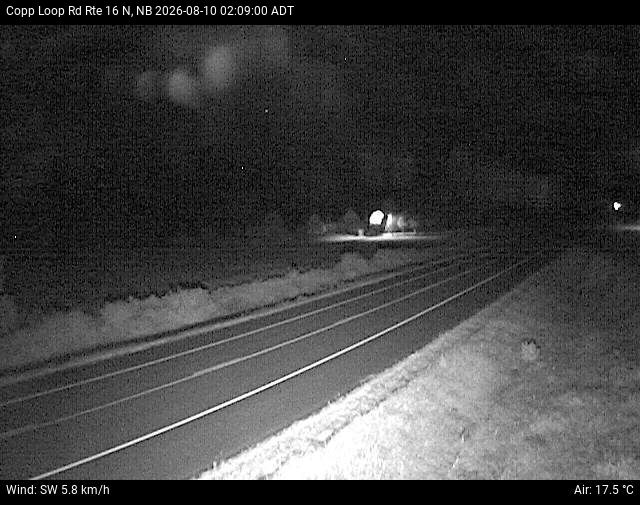 Web Cam image of Copp Loop Road (NB Highway 16)