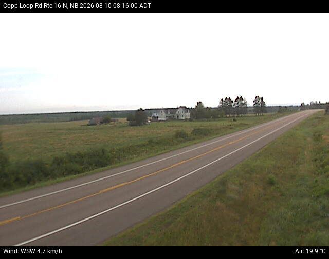 Web Cam image of Copp Loop Road (NB Highway 16)
