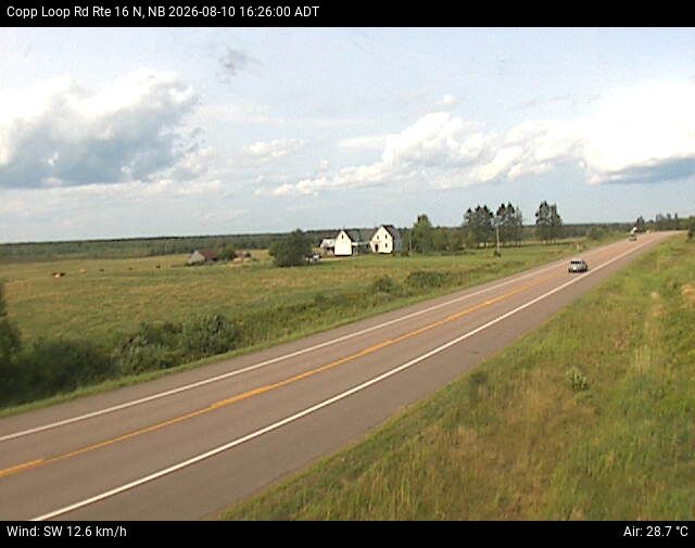 Web Cam image of Copp Loop Road (NB Highway 16)