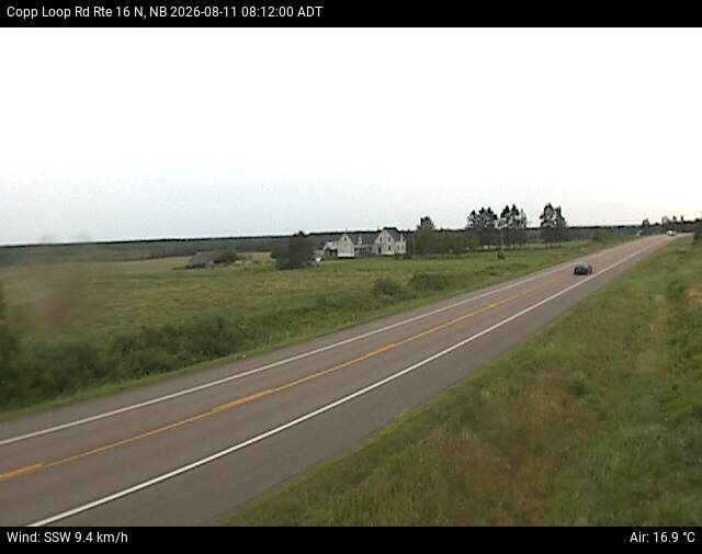 Web Cam image of Copp Loop Road (NB Highway 16)