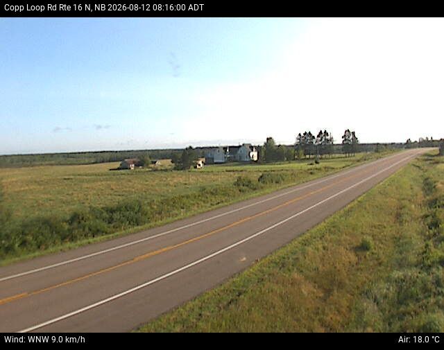 Web Cam image of Copp Loop Road (NB Highway 16)