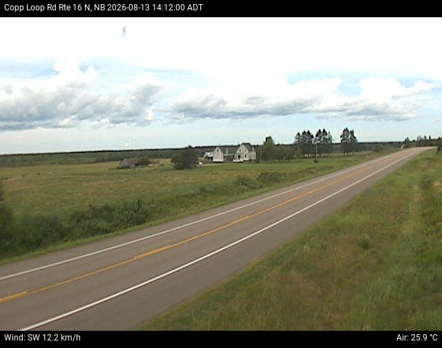 Web Cam image of Copp Loop Road (NB Highway 16)