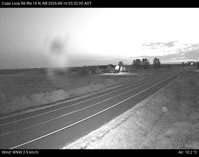 Web Cam image of Copp Loop Road (NB Highway 16)