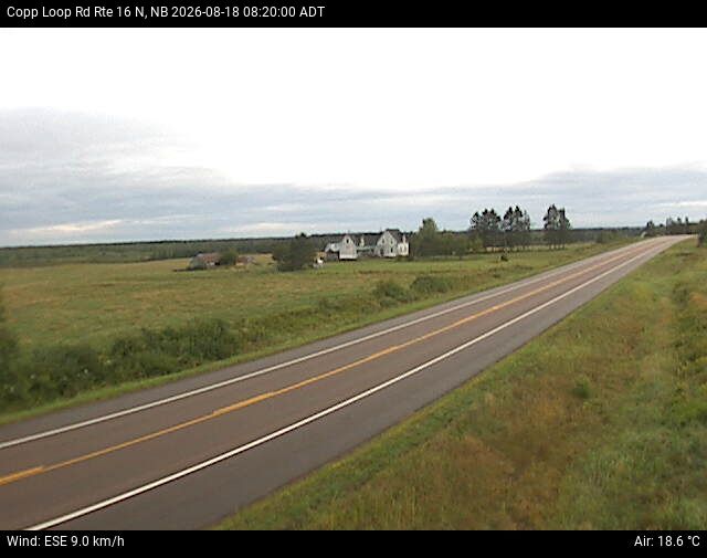 Web Cam image of Copp Loop Road (NB Highway 16)