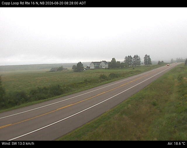 Web Cam image of Copp Loop Road (NB Highway 16)