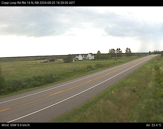 Web Cam image of Copp Loop Road (NB Highway 16)
