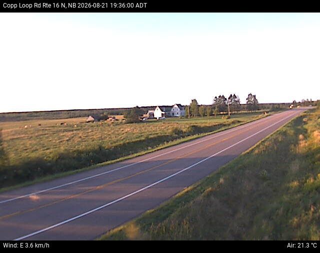 Web Cam image of Copp Loop Road (NB Highway 16)