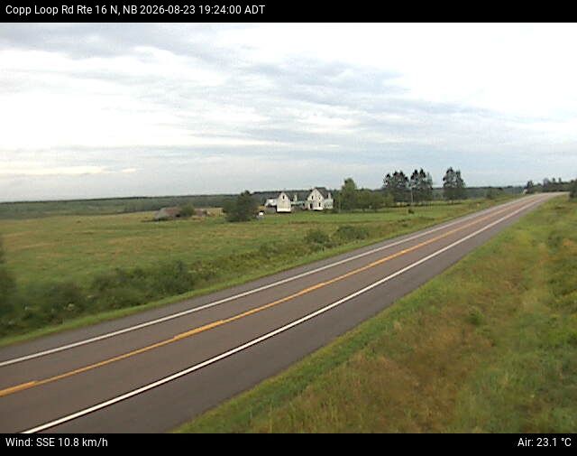 Web Cam image of Copp Loop Road (NB Highway 16)