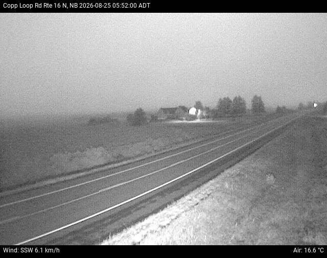 Web Cam image of Copp Loop Road (NB Highway 16)