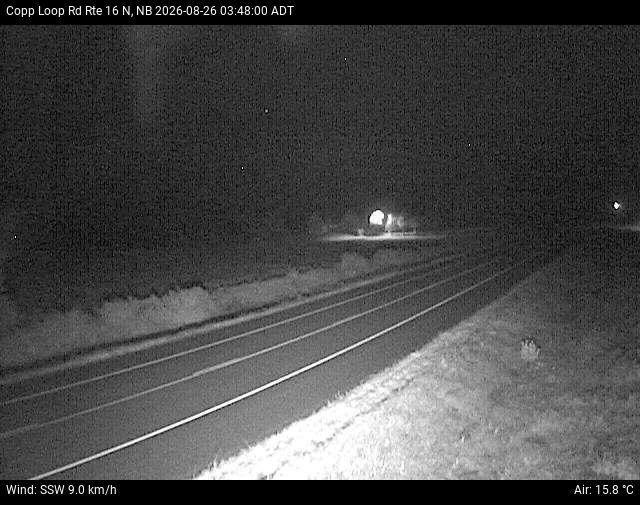 Web Cam image of Copp Loop Road (NB Highway 16)