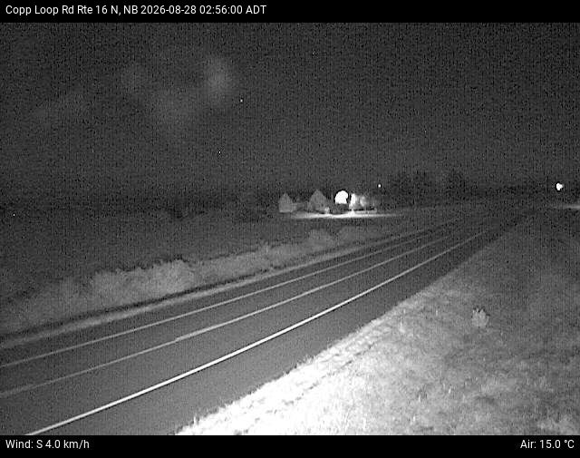 Web Cam image of Copp Loop Road (NB Highway 16)