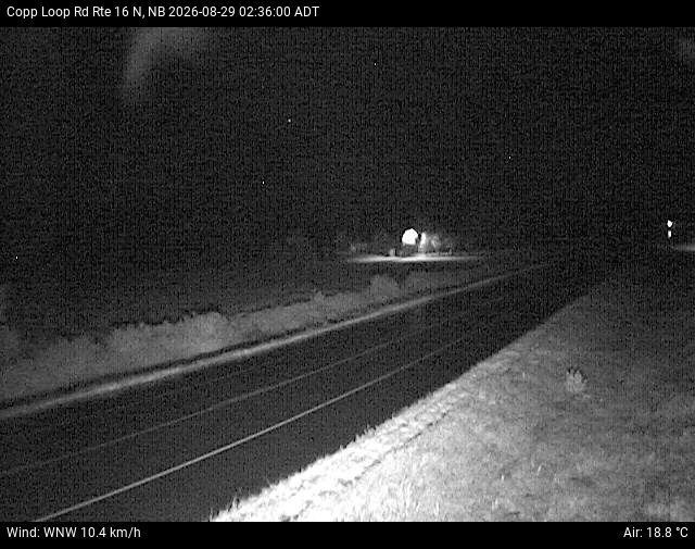 Web Cam image of Copp Loop Road (NB Highway 16)