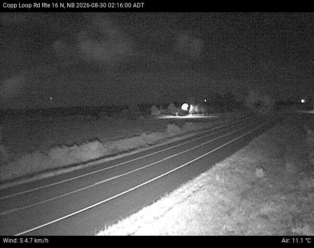 Web Cam image of Copp Loop Road (NB Highway 16)