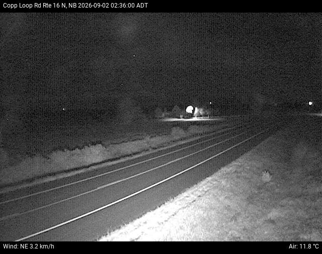 Web Cam image of Copp Loop Road (NB Highway 16)