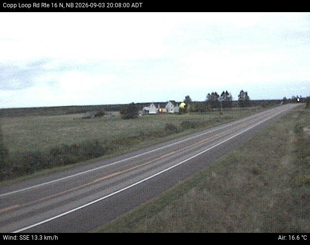 Web Cam image of Copp Loop Road (NB Highway 16)