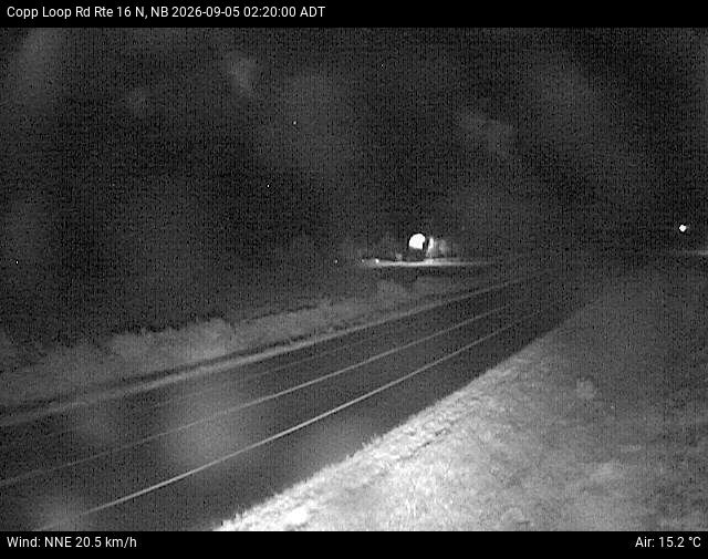 Web Cam image of Copp Loop Road (NB Highway 16)