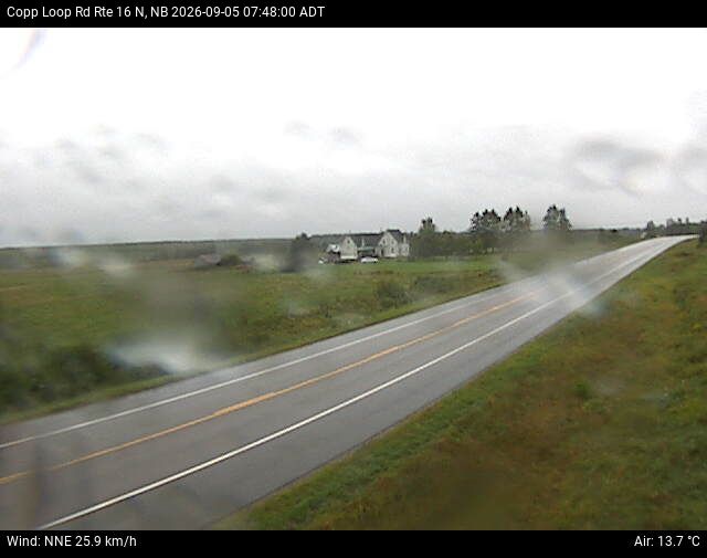 Web Cam image of Copp Loop Road (NB Highway 16)