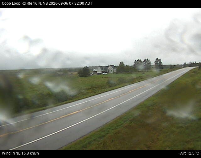 Web Cam image of Copp Loop Road (NB Highway 16)