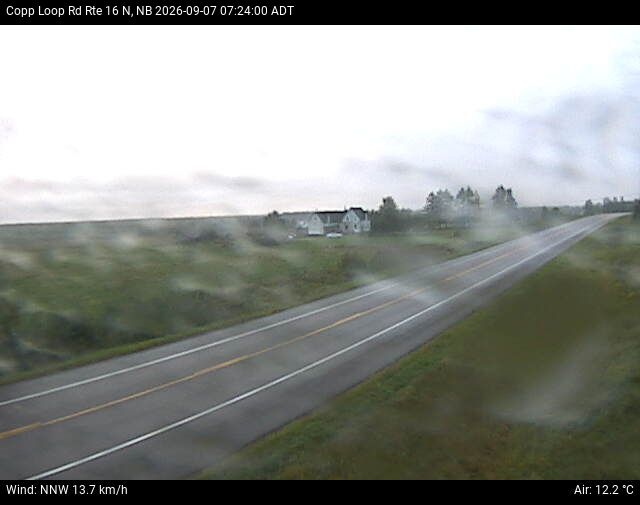Web Cam image of Copp Loop Road (NB Highway 16)