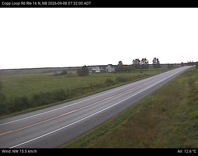 Web Cam image of Copp Loop Road (NB Highway 16)