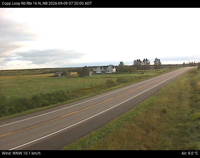 Web Cam image of Copp Loop Road (NB Highway 16)