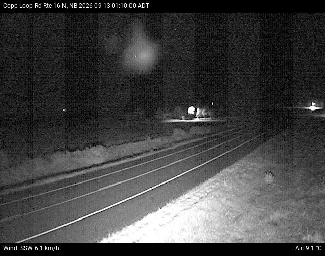 Web Cam image of Copp Loop Road (NB Highway 16)