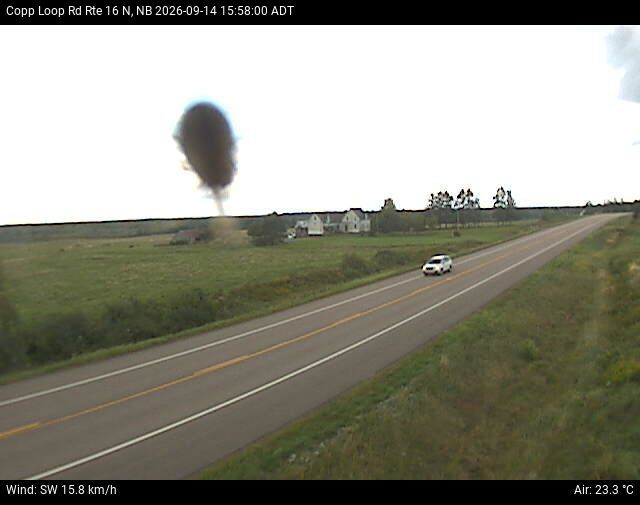 Web Cam image of Copp Loop Road (NB Highway 16)