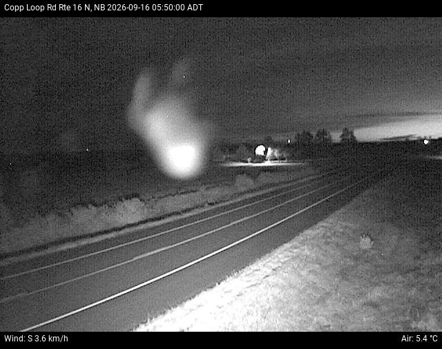 Web Cam image of Copp Loop Road (NB Highway 16)
