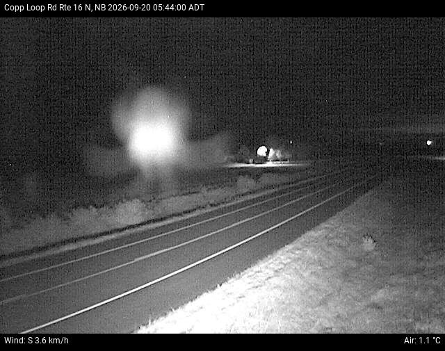Web Cam image of Copp Loop Road (NB Highway 16)