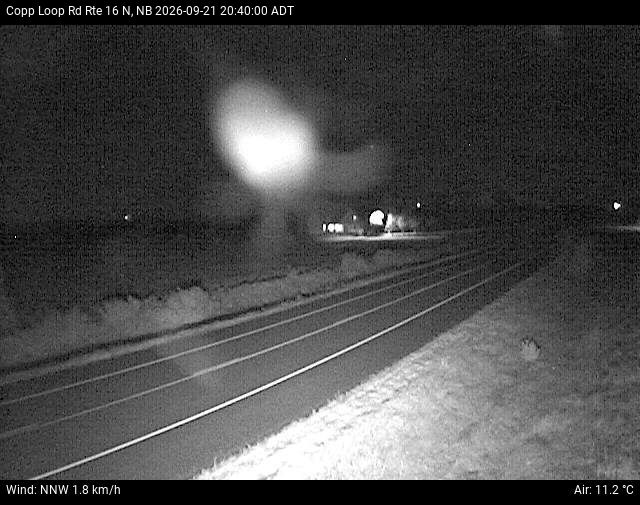 Web Cam image of Copp Loop Road (NB Highway 16)
