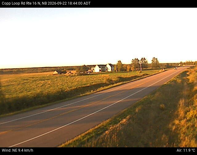 Web Cam image of Copp Loop Road (NB Highway 16)