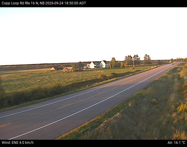 Web Cam image of Copp Loop Road (NB Highway 16)