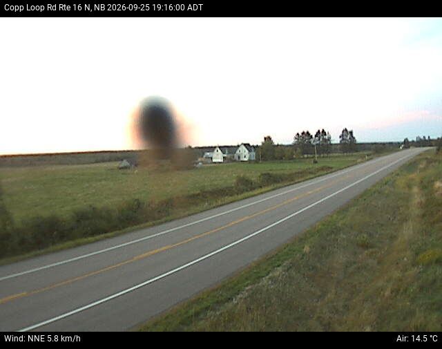 Web Cam image of Copp Loop Road (NB Highway 16)