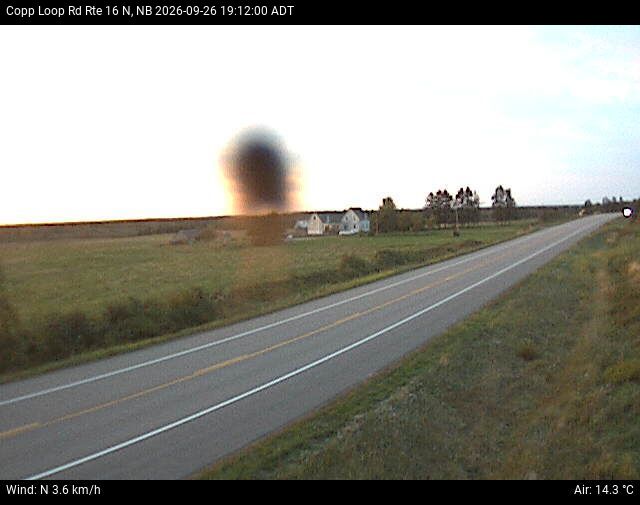 Web Cam image of Copp Loop Road (NB Highway 16)