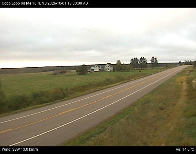 Web Cam image of Copp Loop Road (NB Highway 16)