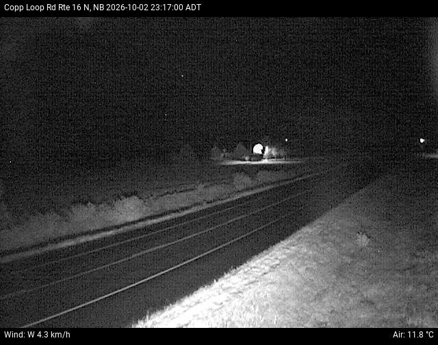 Web Cam image of Copp Loop Road (NB Highway 16)