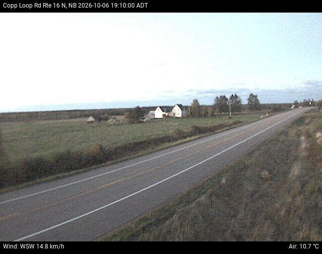 Web Cam image of Copp Loop Road (NB Highway 16)