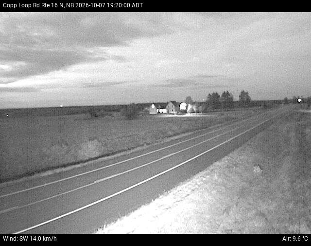 Web Cam image of Copp Loop Road (NB Highway 16)