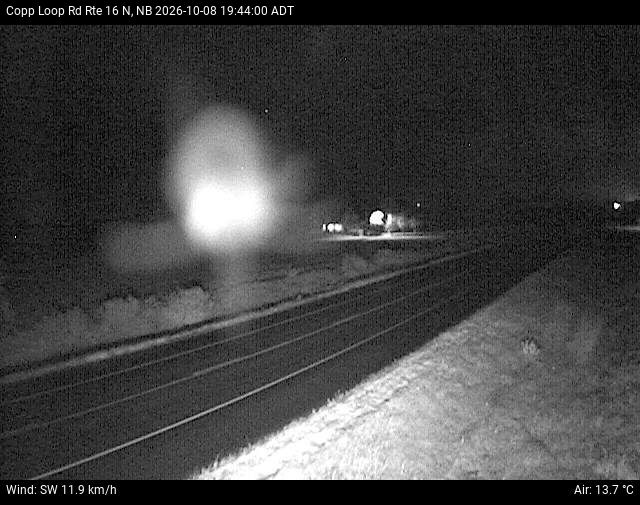 Web Cam image of Copp Loop Road (NB Highway 16)