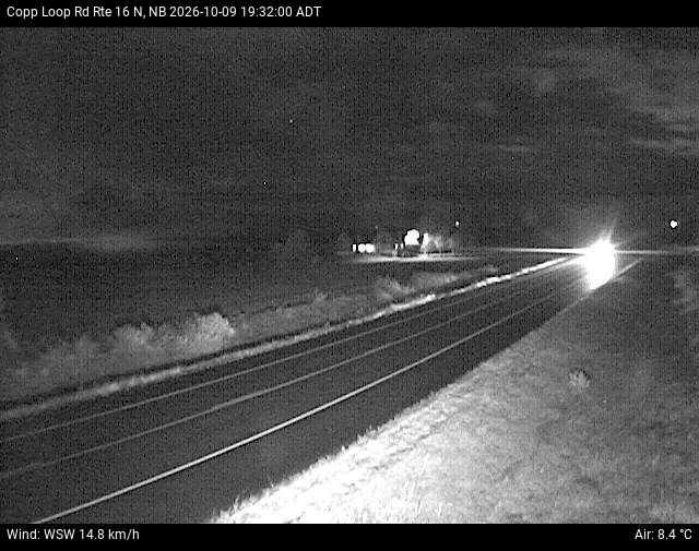 Web Cam image of Copp Loop Road (NB Highway 16)