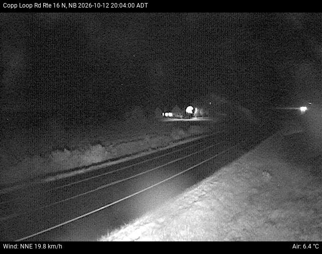 Web Cam image of Copp Loop Road (NB Highway 16)