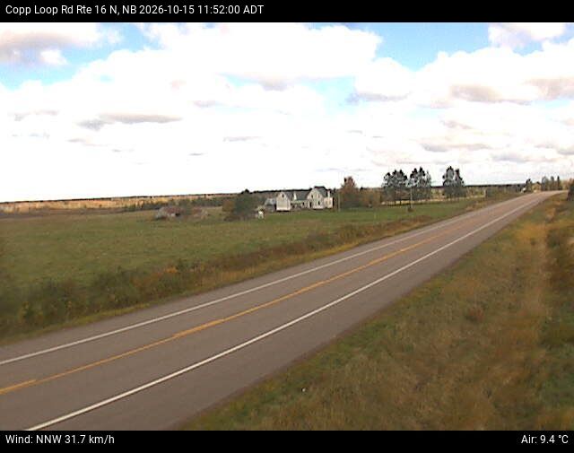 Web Cam image of Copp Loop Road (NB Highway 16)