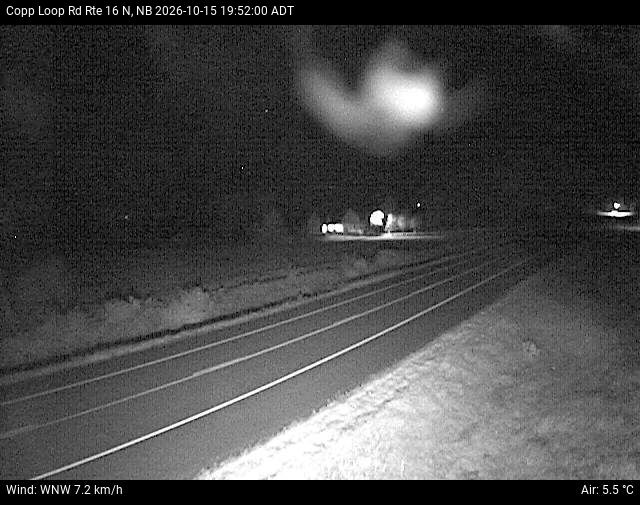 Web Cam image of Copp Loop Road (NB Highway 16)