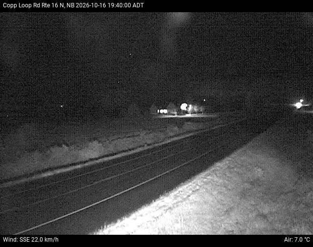 Web Cam image of Copp Loop Road (NB Highway 16)