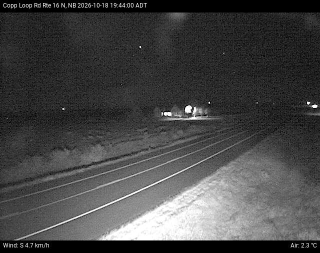 Web Cam image of Copp Loop Road (NB Highway 16)